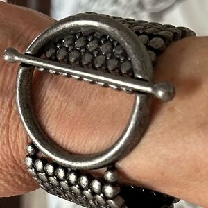 Edgy, super stylish antiqued metal bracket